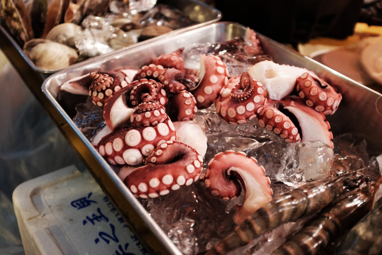 seafood on ice premium